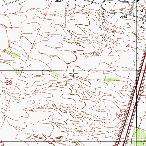 Topographic Map of Desert Hills Golf Club of Green Valley, AZ