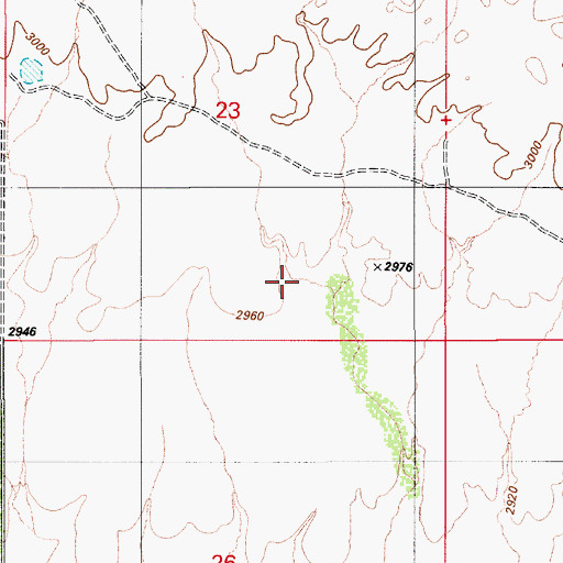 Topographic Map of The Golf Club at Vistoso, AZ