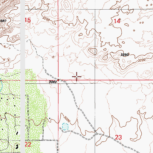 Topographic Map of Stone Canyon Club, AZ