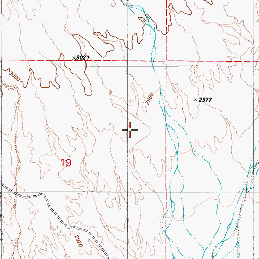 Topographic Map of Sun City Vistoso Golf Course, AZ