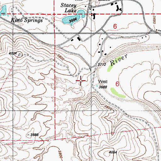 Topographic Map of Kino Springs Country Club, AZ
