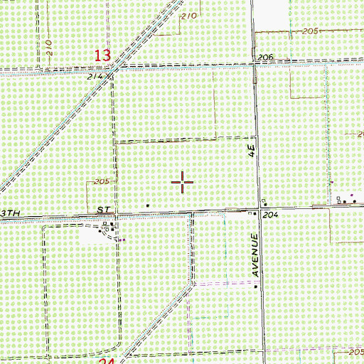 Topographic Map of Calvary Temple of Christ, AZ