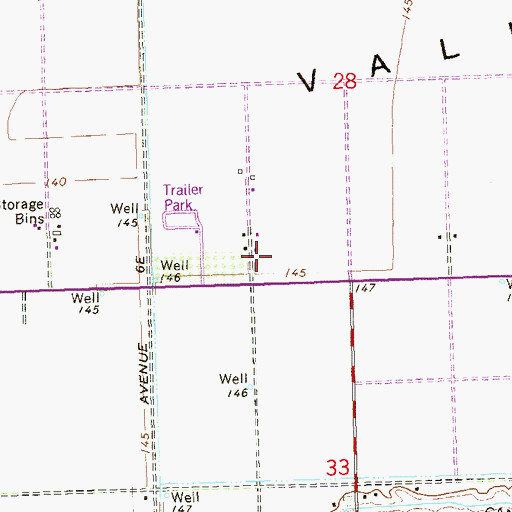 Topographic Map of Community Christian Church, AZ