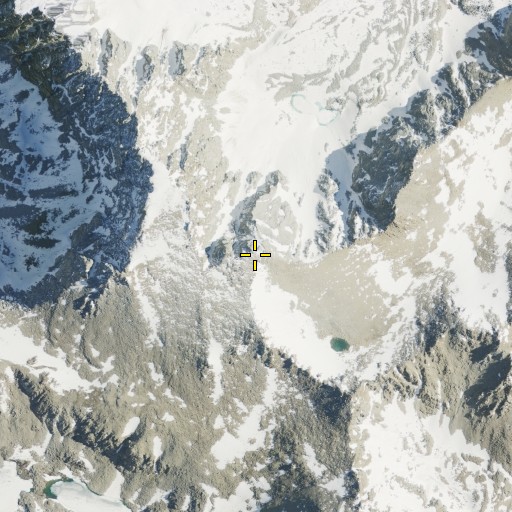 Aerial/Satellite Image of Mount Lamarck, CA