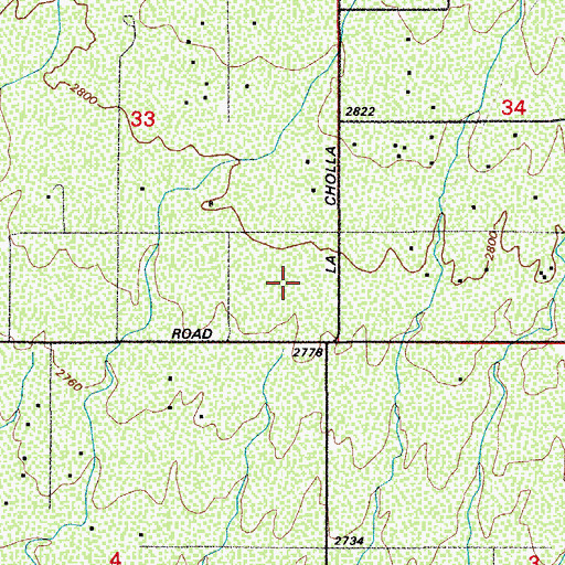 Topographic Map of Episcopal Church of the Apostles, AZ