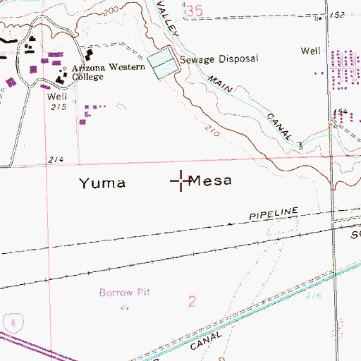 Topographic Map of Faith Horizon Baptist Church, AZ