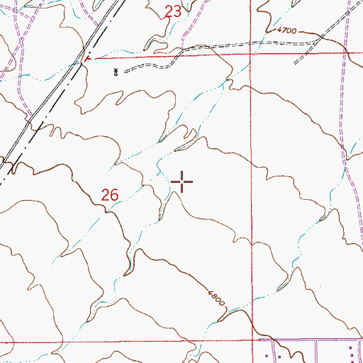 Topographic Map of Faith Presbyterian Church, AZ