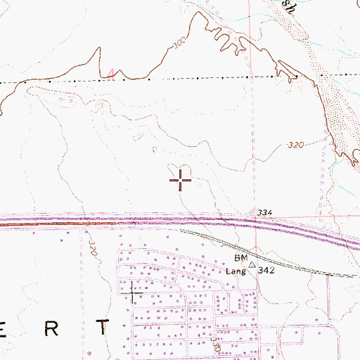 Topographic Map of Gila Mountain United Methodist Church, AZ