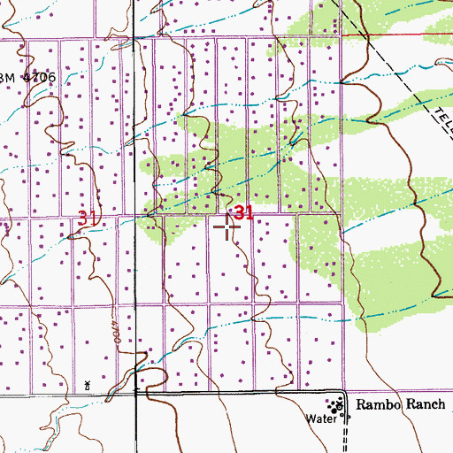 Topographic Map of Grace Presbyterian Church, AZ