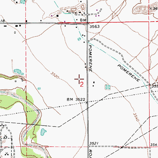 Topographic Map of Living Faith Fellowship of Benson Church, AZ