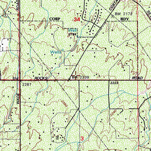 Topographic Map of Lord of Grace Lutheran Church, AZ