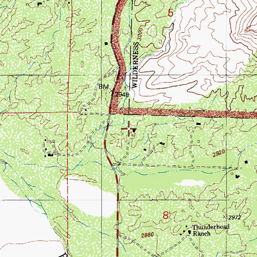 Topographic Map of Saguaro Buttes Community Church, AZ