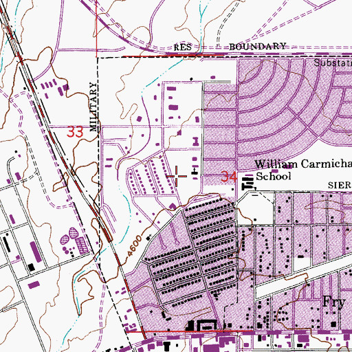 Topographic Map of Saint Andrew the Apostle Roman Catholic Church, AZ