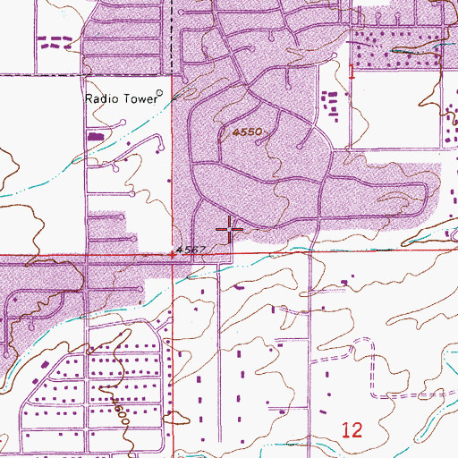 Topographic Map of Saint Stephen's Episcopal Church, AZ