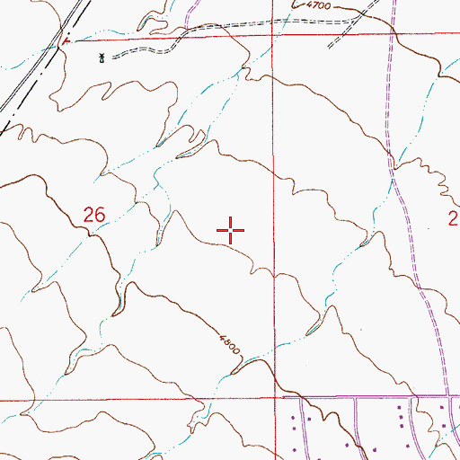 Topographic Map of Sierra Vista United Korean Church, AZ