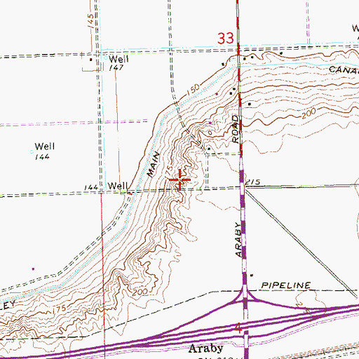 Topographic Map of Stone Ridge Church, AZ