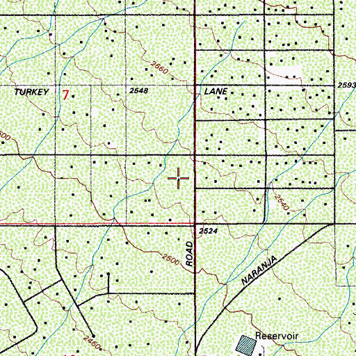 Topographic Map of Thornydale Family Church, AZ