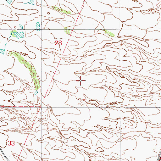 Topographic Map of Vally Presbyterian Church, AZ