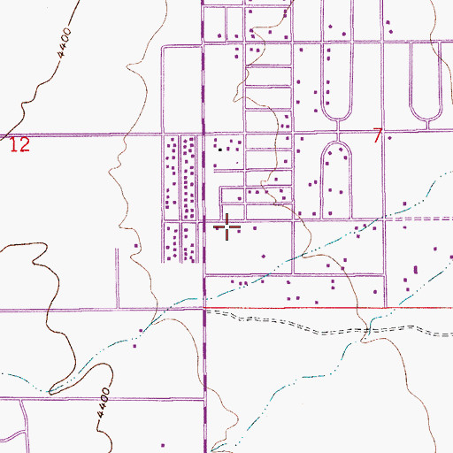 Topographic Map of Whetstone Church of Christ, AZ
