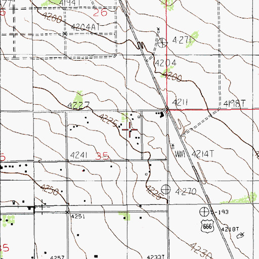 Topographic Map of Wynne Chapel, AZ