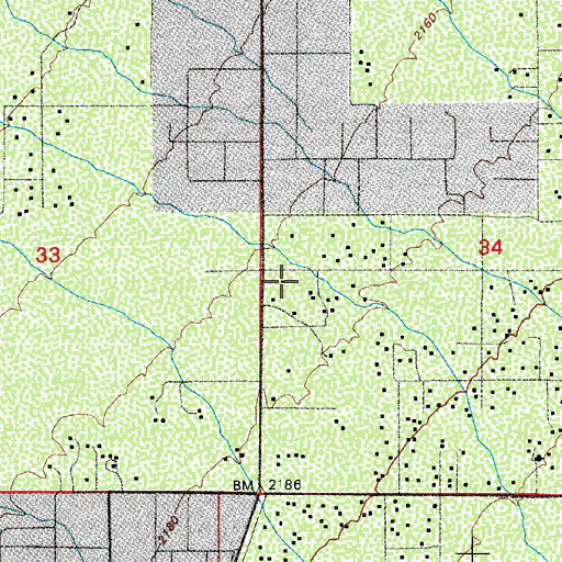 Topographic Map of Kingdom Hall of Jehovahs Witnesses, AZ