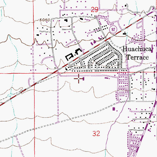 Topographic Map of The Church of Jesus Christ of Latter Day Saints, AZ