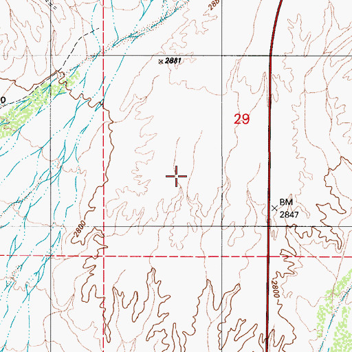 Topographic Map of Vistoso Memorial Chapel, AZ