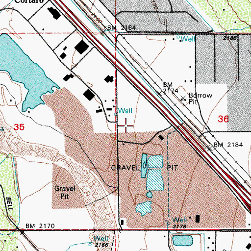 Topographic Map of Sonoran Desert Baptist Church, AZ