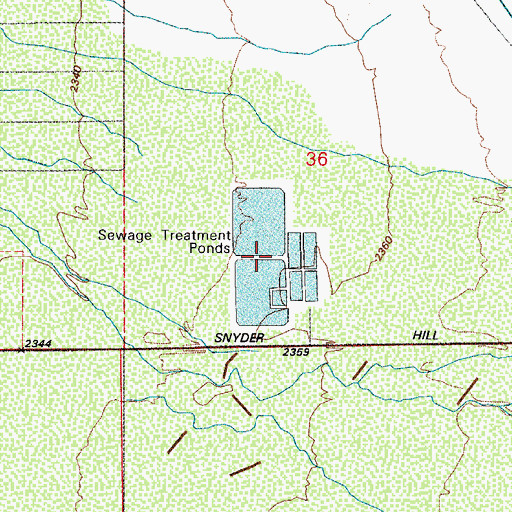 Topographic Map of Pima County Wastewater Management Avra Valley Wastewater Treatment Facility, AZ