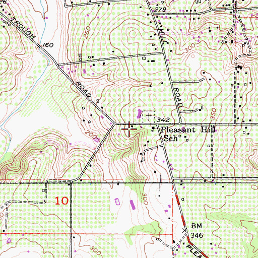 Topographic Map of Gold Ridge Fire Protection District Station 2, CA