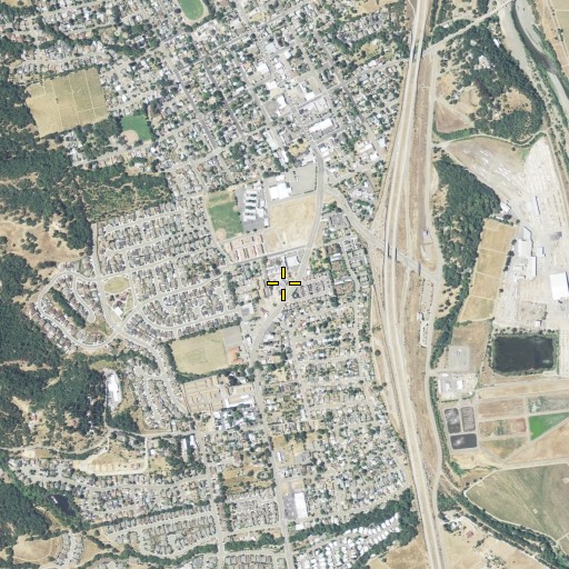 Aerial/Satellite Image of Cloverdale Fire Protection District, CA