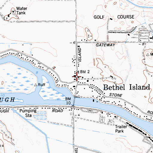 Topographic Map of East Contra Costa Fire Protection District Station 95, CA