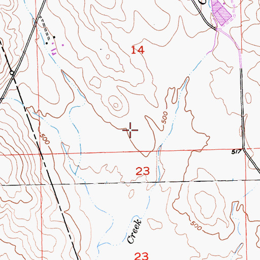 Topographic Map of El Dorado Hills Fire Department Station 87, CA
