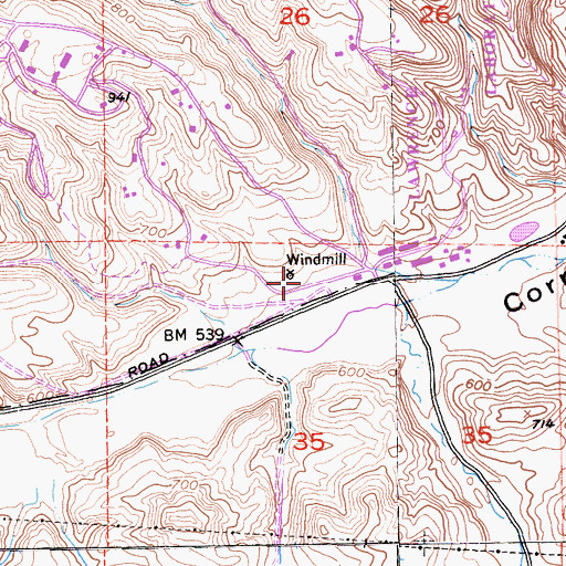 Topographic Map of Alameda County Fire Department Station 21, CA