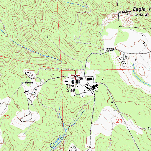 Topographic Map of Lockheed Martin Space Systems Company, CA