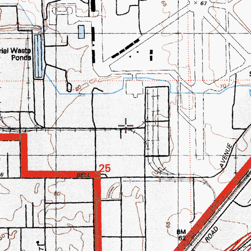 Topographic Map of Sacramento Metropolitan Fire District Training Division, CA