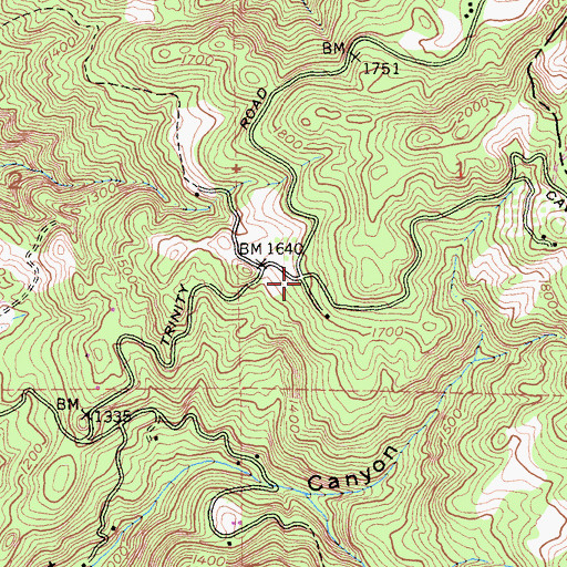 Topographic Map of Mayacamas Volunteer Fire Department Station 1 Headquarters, CA