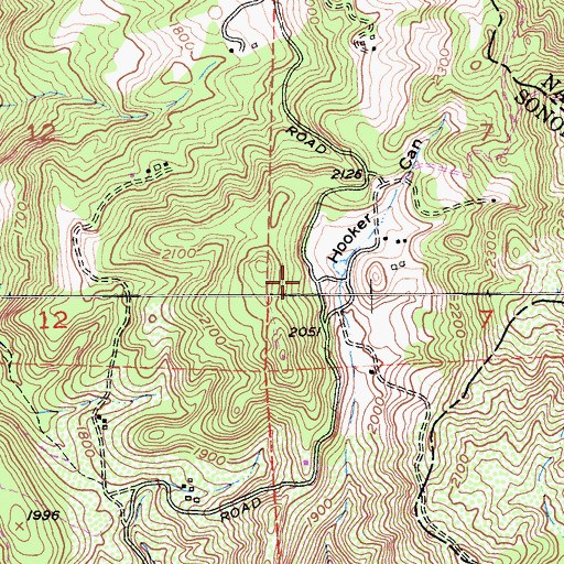 Topographic Map of Mayacamas Volunteer Fire Department Station 2, CA