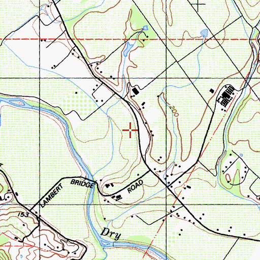 Topographic Map of Geyserville Fire Protection District Station 3, CA
