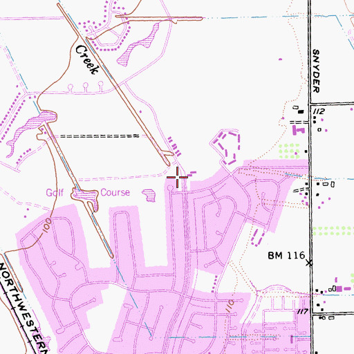 Topographic Map of Rohnert Park Fire Division Northern Station, CA