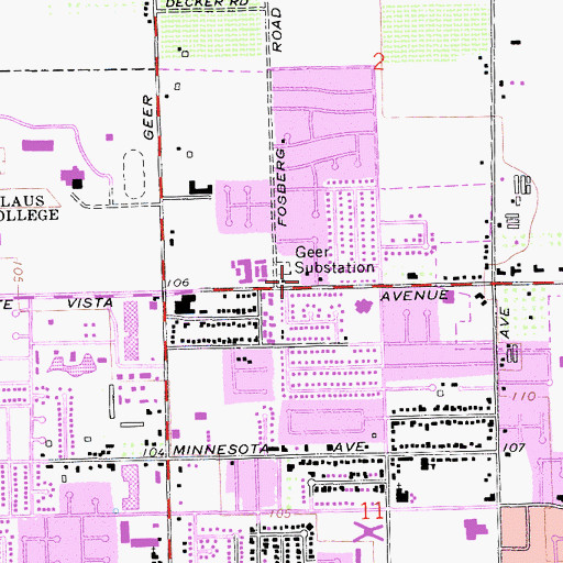Topographic Map of Turlock City Fire and Emergency Services Station 3, CA