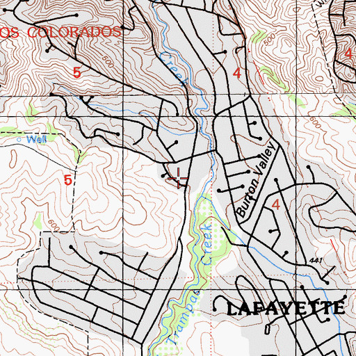 Topographic Map of Contra Costa County Fire Protection District Station 17, CA