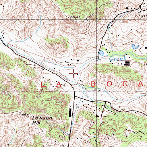 Topographic Map of Contra Costa County Fire Protection District Station 19, CA