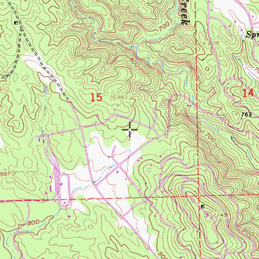 Topographic Map of Copperopolis Fire Protection District Station 2, CA
