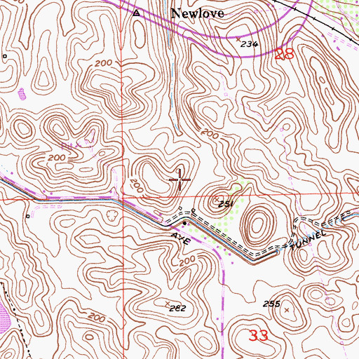 Topographic Map of Contra Costa County Fire Protection District Station 88, CA