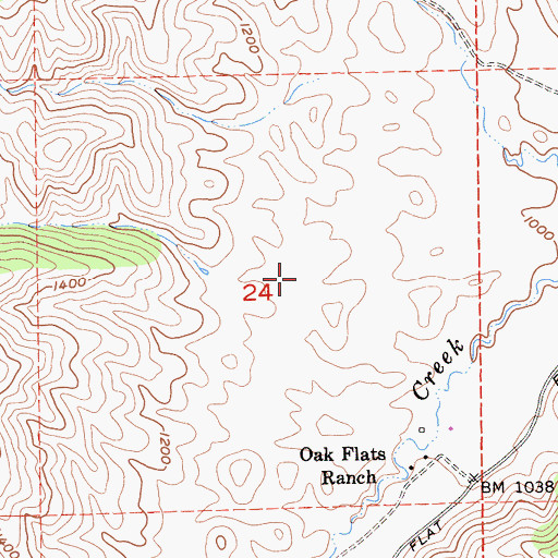 Topographic Map of West Stanislaus County Fire Protection District Diablo Grande Station 7, CA