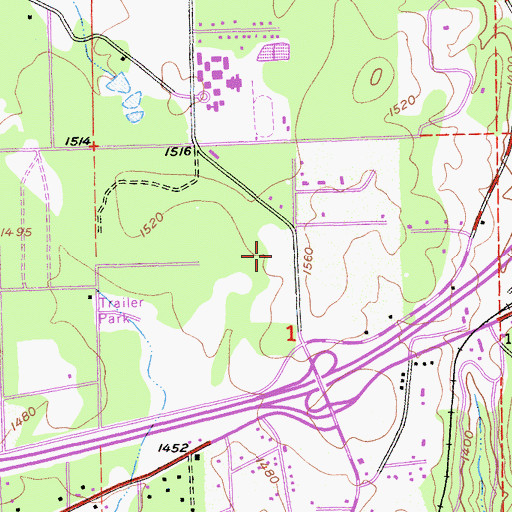 Topographic Map of El Dorado County Fire Protection District Station 28 Shingle Springs, CA