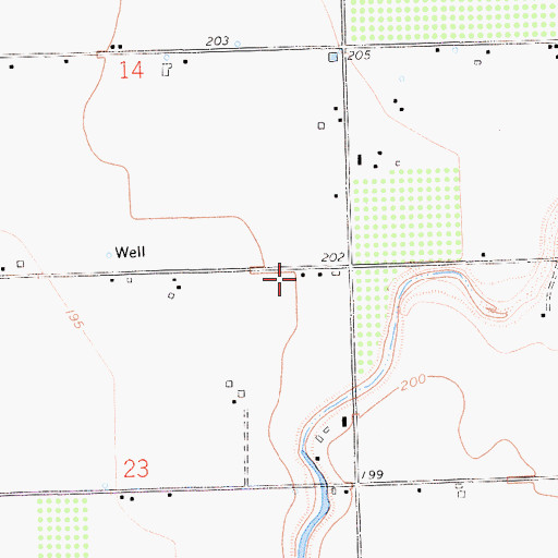 Topographic Map of Madera County Fire Department Station 4 Dairyland Fire Station, CA