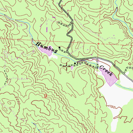 Topographic Map of Yosemite Fire and Rescue, CA