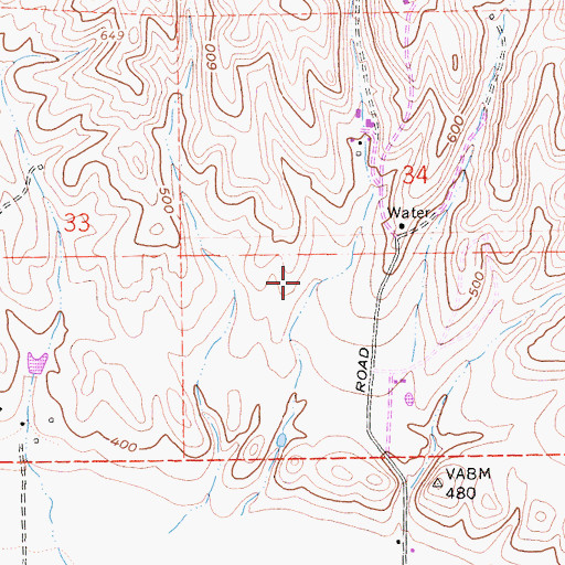Topographic Map of Alameda County Fire Department Station 18, CA